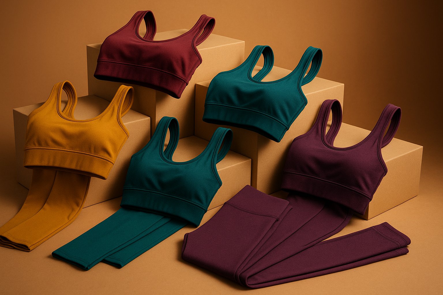 Hero Sömlösa sportleggings med kamouflage-tryck